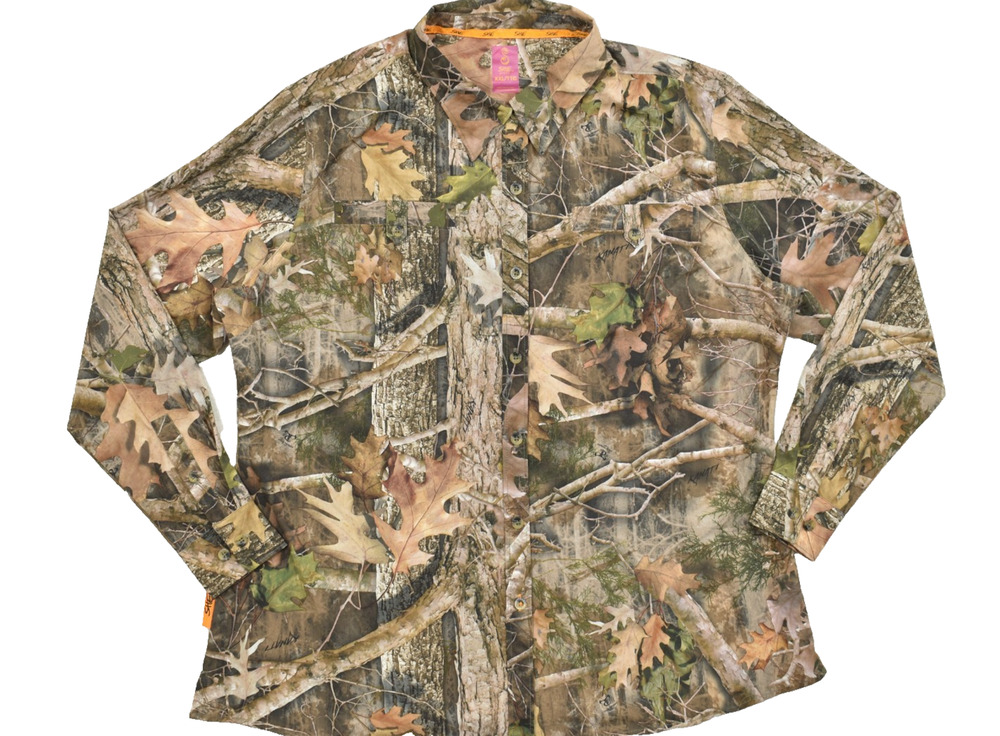 SHE Outdoor XXL Camo Hunting Shirt Long Sleeve TrueTimber Kanati Performance